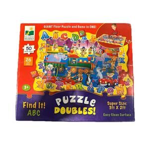 ABC GIANT FLOOR Kids Floor PUZZLE & GAMES IN ONE!  3 FT X 2 FT Free Shipping